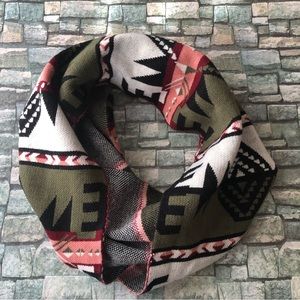 Wallflower Southwestern Motif Infinity Scarf